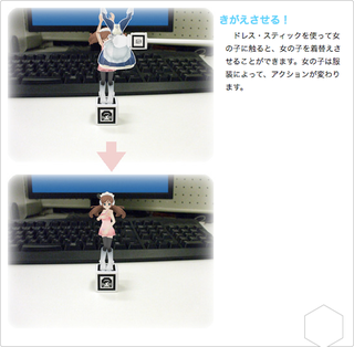 Illustration for article titled Cyber Figure Alice Creates Interactive Virtual Peepshow Right On Your Desk